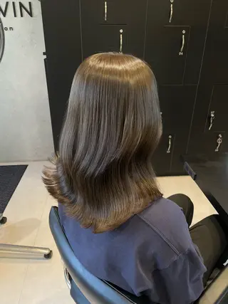 セミロング 【美容室が苦手な方 専問美容室】MIHOのヘアスタイル