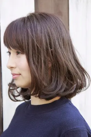 ミディアム 丸山 良司のヘアスタイル