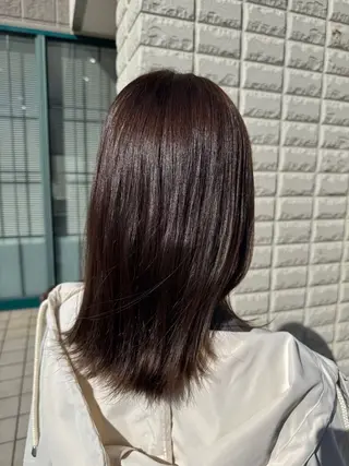 セミロング カラー 大塚 しおりのヘアスタイル