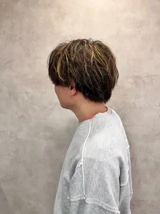 ミディアム メンズ 🫧透明感カラー /艶髪すなお🧸のヘアスタイル