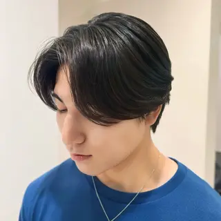 メンズ センターパート特化/ メンズカット/ヒロキのヘアスタイル