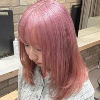 セミロング カラー 🩶レイナ🩶 color/nailのヘアスタイル