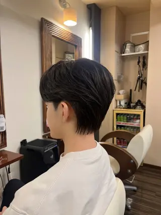 パーマ メンズ 韓国レイヤー ☁️🫧森ハリス誠一のヘアスタイル