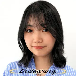 セミロング Endearing 銀座/レイヤーカットのヘアスタイル
