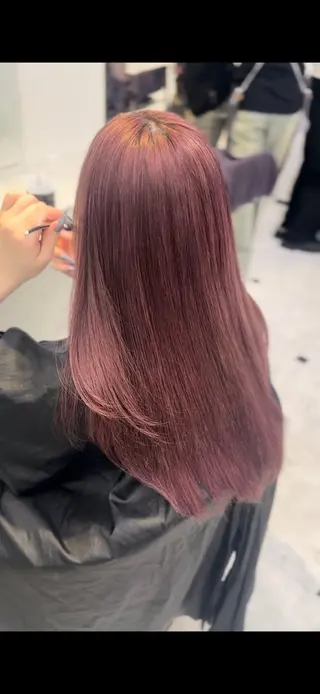 ロング カラー ♥️暖色カラ ー♥️由夏のヘアスタイル