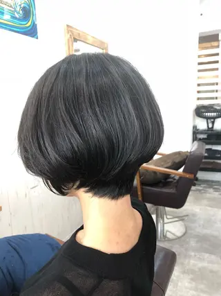 ショート カラー [店長]加地 峻のヘアスタイル