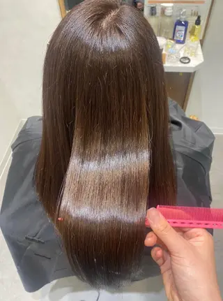 ロング 坂井 千穂のヘアスタイル