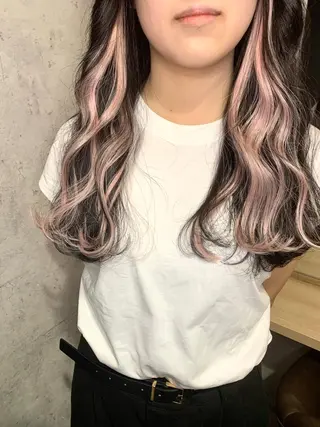 ロング カラー エクステ KAZUMAのヘアスタイル