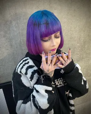 カラー 似合わせカット/ デザインカラー🦄のヘアスタイル