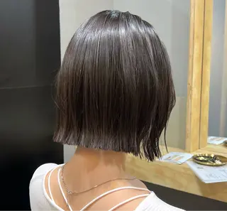 ショート カラー 神戸ボブ✂️ ioe三宮/田 伸佳のヘアスタイル