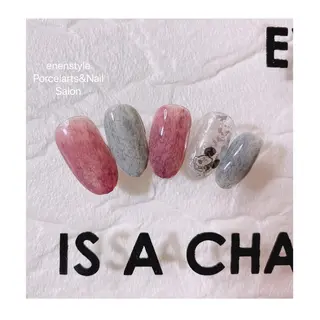 ミディアム ネイル 👑enen style👑のネイルデザイン