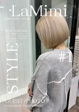ショート カラー La Mimiのヘアスタイル