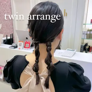 ロング ヘアアレンジ ボブパーマ 🌷ヨシカワハナコのヘアスタイル
