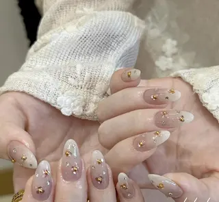 ネイル By moonネイル 🌷ワンホン/韓国風のネイルデザイン