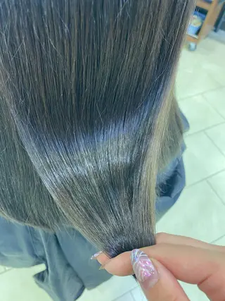 ロング カラー ヘアアレンジ TSUNA 🌙 Lim 五反田のマツエク・マツパデザイン