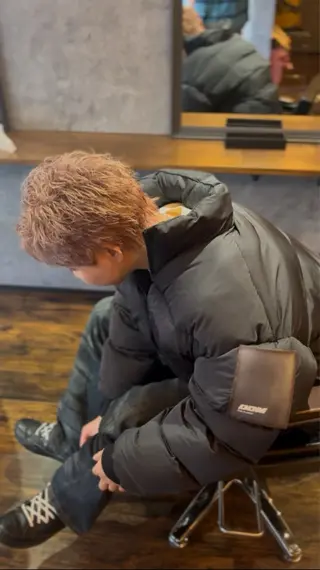 ショート カラー メンズ LiG所属・🔥【メンズ特化】江 坂／モデル／レオ🔥のヘアスタイル