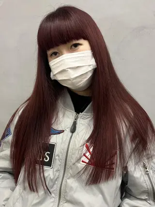 ロング momoca/松本/ 暖色カラー/ボブのヘアスタイル