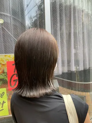 ミディアム カラー loely 💞miyuのヘアスタイル