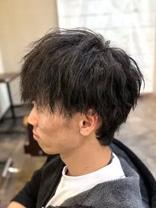 ショート パーマ 加藤 大貴のヘアスタイル