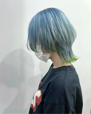 カラー 酸性ストレート 髪質改善のヘアスタイル