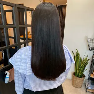 ロング カラー ブリーチなし 暖色カラー/井上あいのヘアスタイル