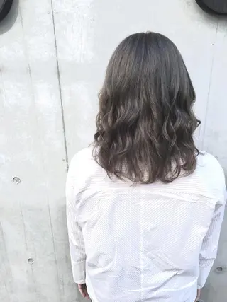 セミロング カラー ✨髪質改善縮毛矯正✨ 宇田川修平のヘアスタイル