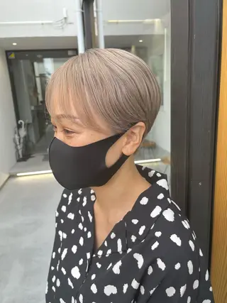 ショート カラー 湯川 未咲希のヘアスタイル