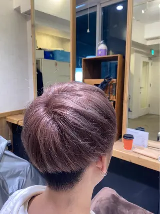ショート カラー ヘアアレンジ メンズ ネイル Sia中野新橋 『JUNYA』のヘアスタイル
