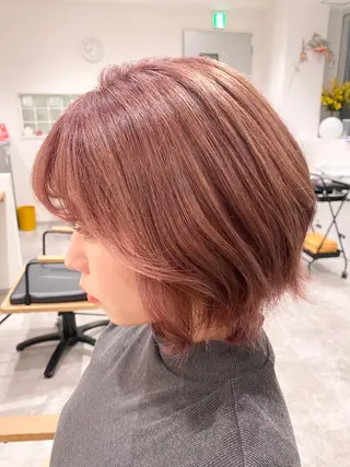ミディアム カラー 【safric】 NAOのヘアスタイル