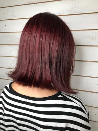 ショート カラー ヘアアレンジ 🦋美髪/エクステ 🦋アベイクミのヘアスタイル