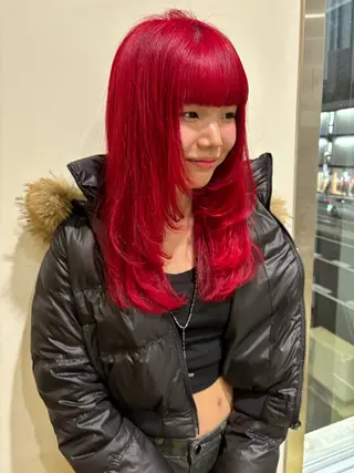 カラー YUI/アイブロウ/ 透明感カラー✨のヘアスタイル
