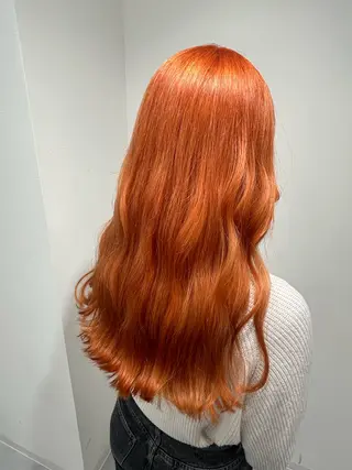 ロング レイヤー ハイトーン 暖色⭐︎KANAKOのヘアスタイル