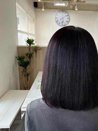 ミディアム 光本 千紘のヘアスタイル