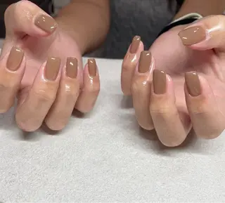 ネイル パラジェルネイル 大人可愛/シンプルのネイルデザイン