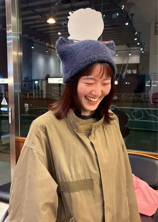 カラー SASAnagano 堀内未梨のヘアスタイル