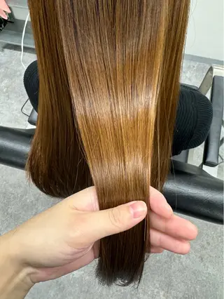 ミディアム 髪質改善メニュー 長井 美佐子のヘアスタイル