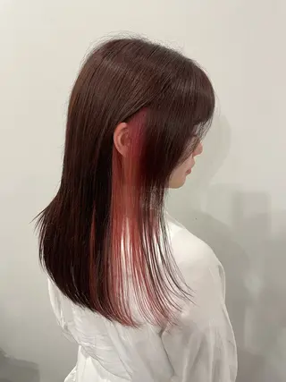 ロング カラー ブリーチカラー 🎀ヒナ/トモカ🎀のヘアスタイル