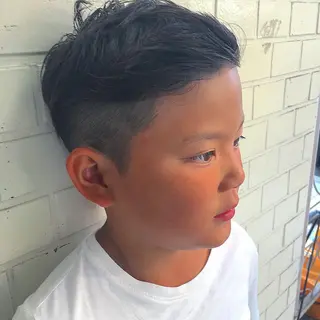 ショート キッズ 奥秋 理紗　sai xのヘアスタイル