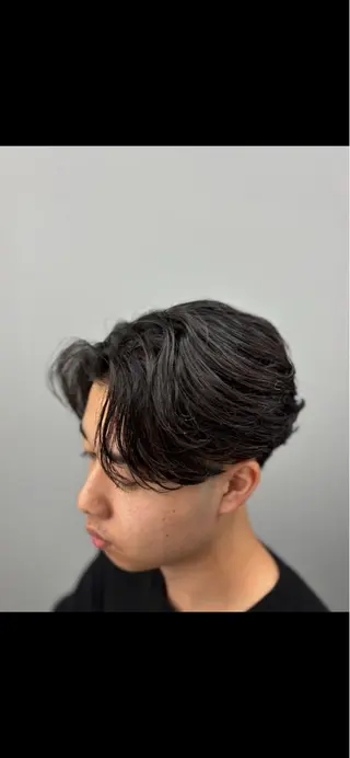 ショート パーマ メンズ アーバンスタジオ ハルチカのヘアスタイル