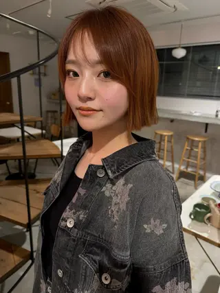 ショート カラー 中嶋勇太/ショート/ ボブ/三重県松阪市のヘアスタイル