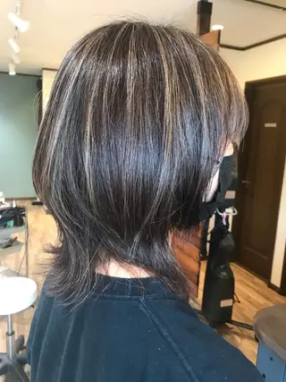 ミディアム カラー Ray hair 春日部のヘアスタイル