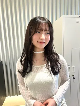 ロング 🤍垢抜け♡透明感 カラーmoeka🤍のヘアスタイル