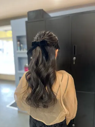 ロング ヘアアレンジ 🎀透明感カラー /似合わせカット🎀のヘアスタイル