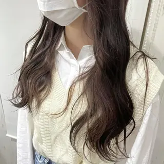 ロング ネモトメイナ🌿 今月末で退職しますのヘアスタイル