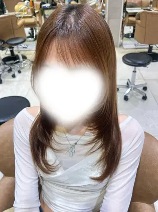 ロング ボブ／レイヤーモデル 募集中🫧ゆい🌼のヘアスタイル