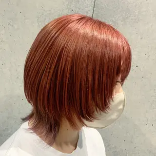ミディアム カラー アニメ髪・ウルフ🦇 樋口莉夏のヘアスタイル