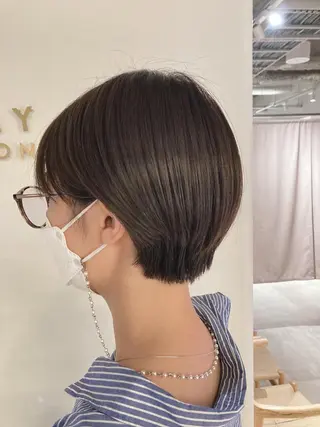 ショート スキバサミを使わない カット🌼唯🌼のヘアスタイル