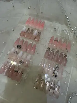 ミディアム NAIL SALON FLOR所属・ワンホンネイル/ 韓国ネイルMAKIのネイルデザイン