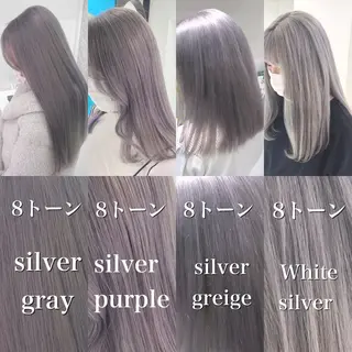 ロング カラー ハイトーン艶カラー 🤍ゆうひのヘアスタイル