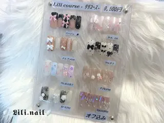 ネイル lili.nail y2k/長さ出しのネイルデザイン